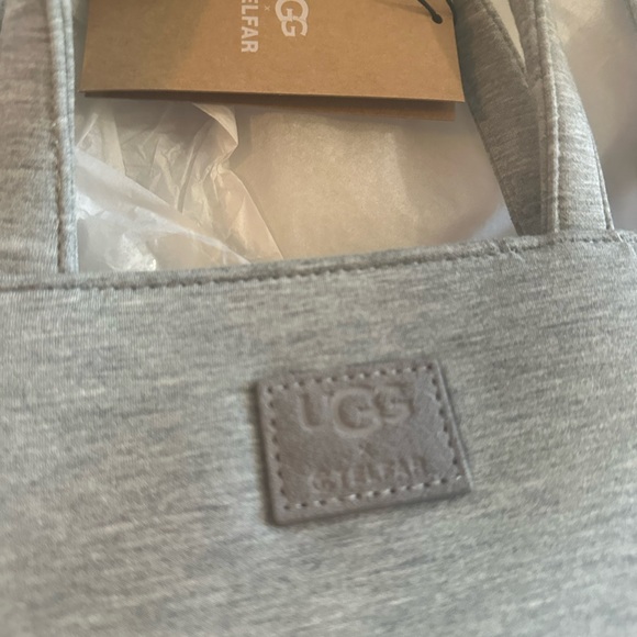 Ugg X Telfar Heather Grey Medium Fleece Shopper - Picture 6 of 9